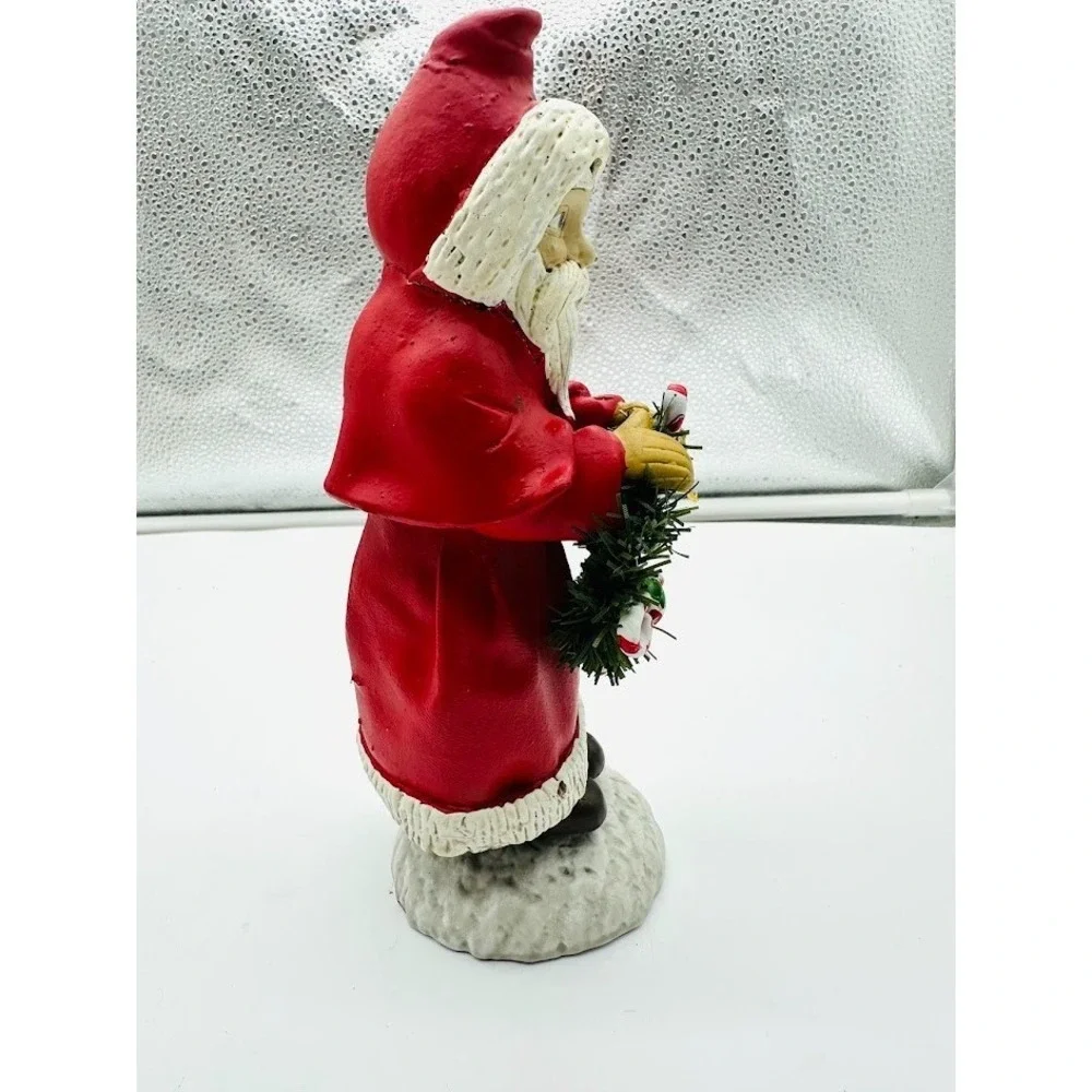Vintage Santa Claus Resin Figurine Christmas Collectible Decor Rare‎